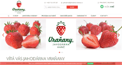 Desktop Screenshot of jahodarna-vranany.cz